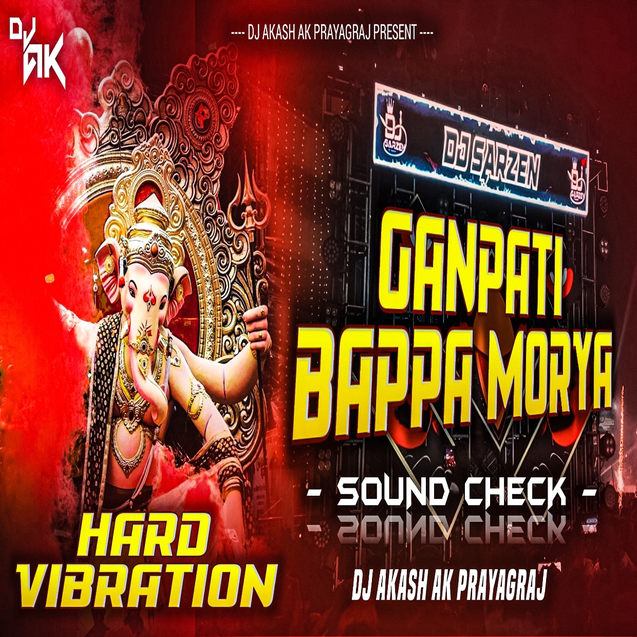 Ganpatti Bappa Morya Sound Check 2025 DJ Akash AK Prayagraj